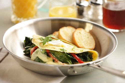 all clad stainless steel 12 inch fry pan