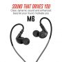 MEE audio M6 Memory Wire In-Ear Wired Sports Earbud Headphones (Clear) (2018 version)